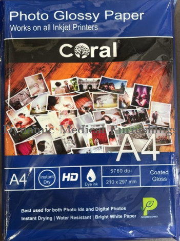 Coral Photo Glossy Paper A4